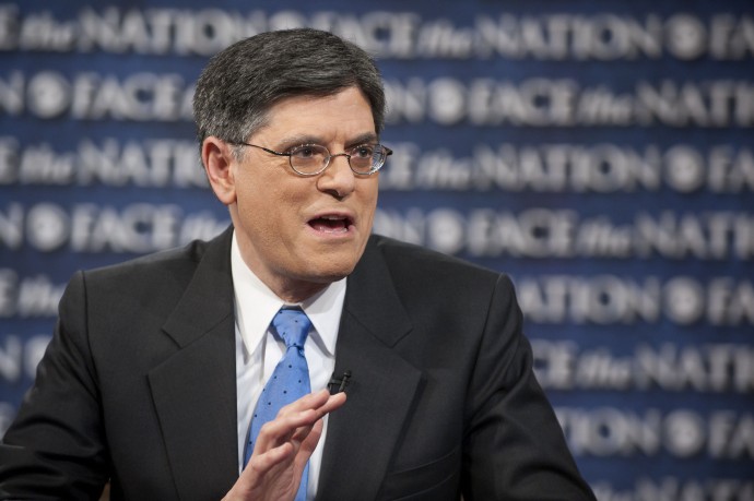 In this photo released by CBS News White house Chief of Staff Jacob Lew talks on CBS's Face the Nation in Washington Sunday, Feb. 12, 2012. Lew, who appeared on various Sunday shows, said the new budget would put the country on track to achieve $4 trillion in deficit reductions over the next 10 years, achieved by raising taxes on the wealthy and trimming government spending. The president's budget would cut spending by $2.50 for every $1 it raises in new taxes. "In the long run, we need to get the deficit under control in a way that builds the economy," he said. "We do it in a way that's consistent with American values so that everyone pays a fair share." (AP Photo/CBS News, Chris Usher)