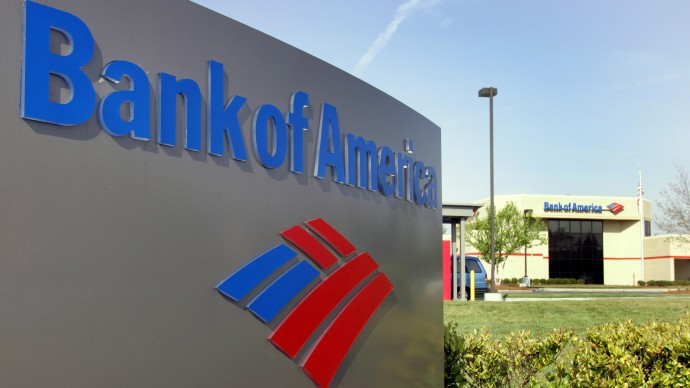 FILE - A Bank of America branch is shown in a Charlotte, N.C. file photo from April 20, 2006. Bank of America said Thursday March 22, 2012  it has begun a pilot program offering some of its mortgage customers who are facing foreclosure a chance to stay in their homes by becoming renters instead of owners. (AP Photo/Chuck Burton, File)