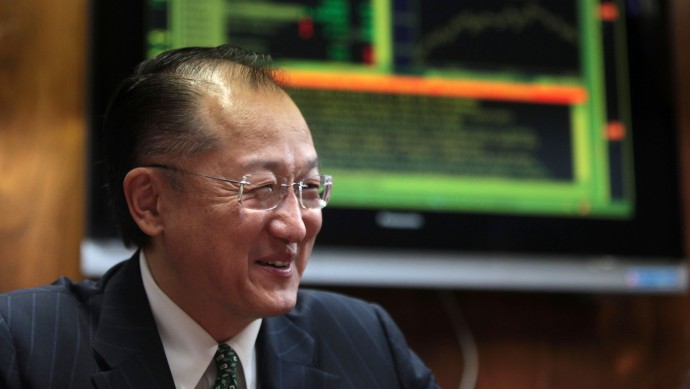 Jim Yong Kim was voted the new president of the World Bank Monday, April 16. Since the World Bank's inception, the organization has been run by American presidents. (AP Photo/Eraldo Peres)