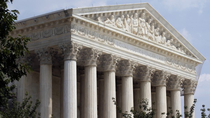 The U.S. Supreme Court is seen Wednesday, June 20, 2012 in Washington. (AP Photo/Alex Brandon)