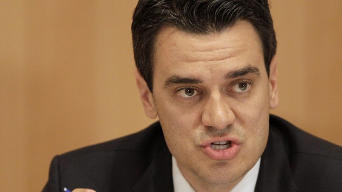 In this Oct. 6, 2010 file photo, Kevin Yoder participates in a debate in Overland Park, Kan.(AP Photo/Charlie Riedel, File)