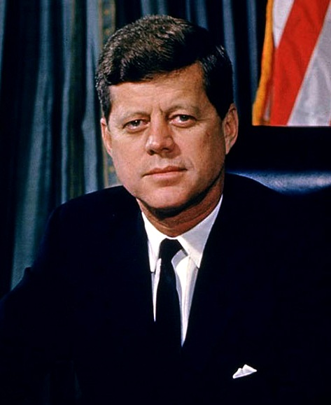 President John F. Kennedy  in 1961. (Photo White House Press Office/Alfred Eisenstaedt)