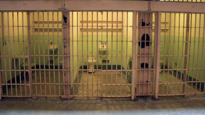 A prison cell at Alcatraz Prison is shown in this June 1, 2010 photo. (Photo by miss_millions via Flikr)