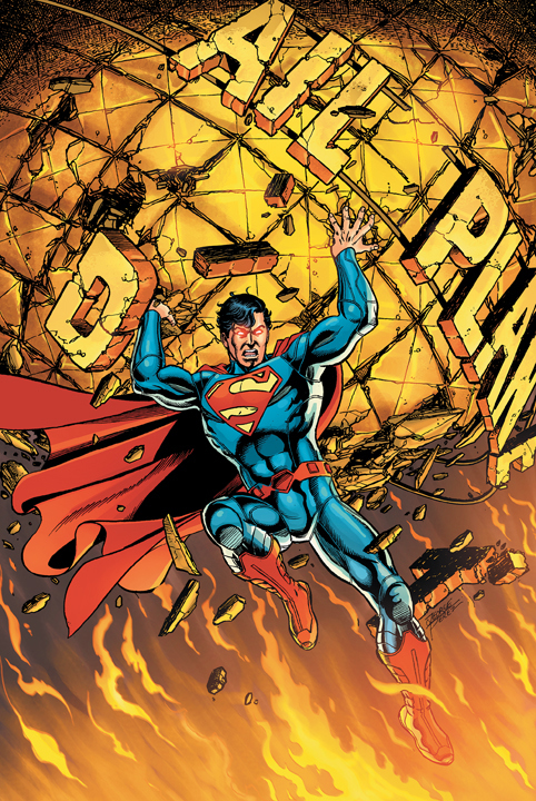 In this comic book image released by DC Comics, the cover of "Superman" No. 1, is shown. (AP Photo/DC Comics, File)